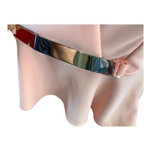 Charlotte Russe Sleeveless Strapless Top Cocktail Zip Closure Size Small Pink - Picture 3 of 7